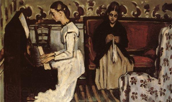 Paul Cezanne Young Girl at the Piano Germany oil painting art